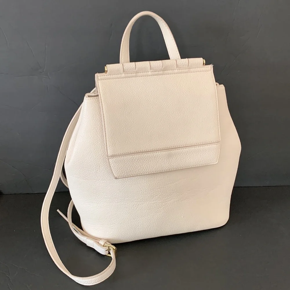 Danielle Nicole backpack off-white vegan faux leather purse - Picture 3 of 12
